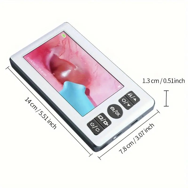 1pc Advanced Visual Ear Pick with 10.92cm IPS Screen, 1080P HD Endoscopic Camera, USB Rechargeable Lithium Polymer Battery, Portable Earwax Removal Tool with Camera and Recording Function