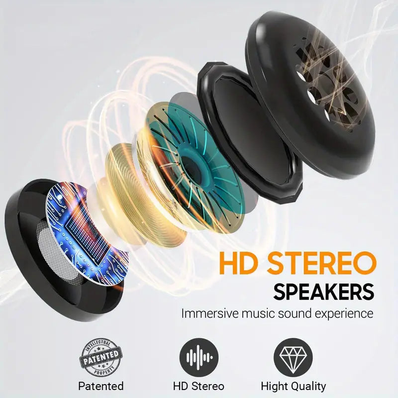 Sleep Mask with Wireless Headphones, 3D Wireless Sleeping Mask for Side Sleepers - Rechargeable Polyester Travel Essential, Black with Blue Accents, Ideal Gift for Sleepers, Sleep Mask