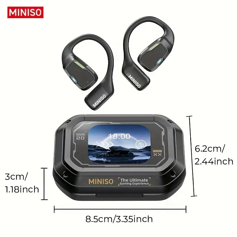 AI Translator Earbuds with 144 Language Real-Time Translation, Noise Cancelling Smart Headphones with Touch Control, Compatible for Travel,Gaming,Work,Fitness, Compatible with Smartphones (No Charger Included) Wired Earbuds For Iphone