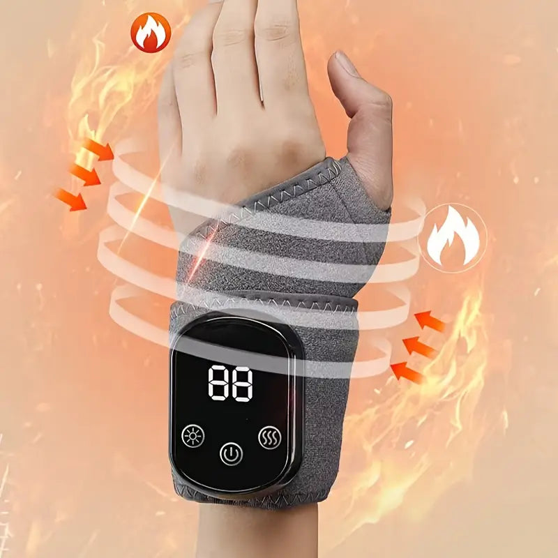 Wrist massager, vibration, hot compress, rechargeable portable, easy to use, simple operation