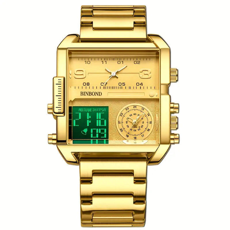 Men's Cool Large Dial Multifunctional Sports Quartz Watch