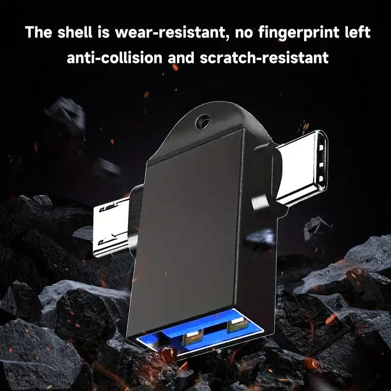 12pcs USB-C to USB 3.0 Adapters - High-Speed Data Transfer & Charging, OTG MiniUSB Power Mode, Compatible with Android & iOS Devices, No Battery Needed, Data Transfer Accessories | Modern USB Design | Compact Size