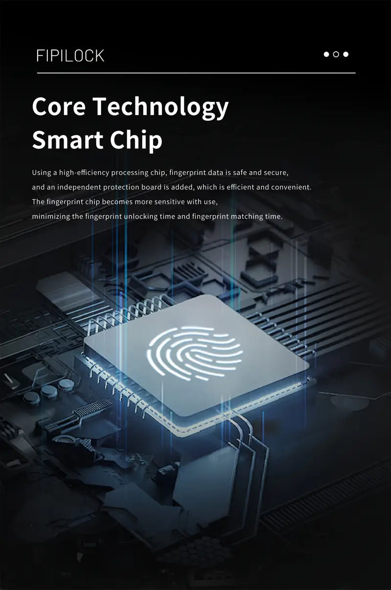 Unisex Fingerprint Lock Bag High Quality Genuine Leather Clutch Bag Smart Safe with Anti-theft function Finger print unlock gift for boyfriend