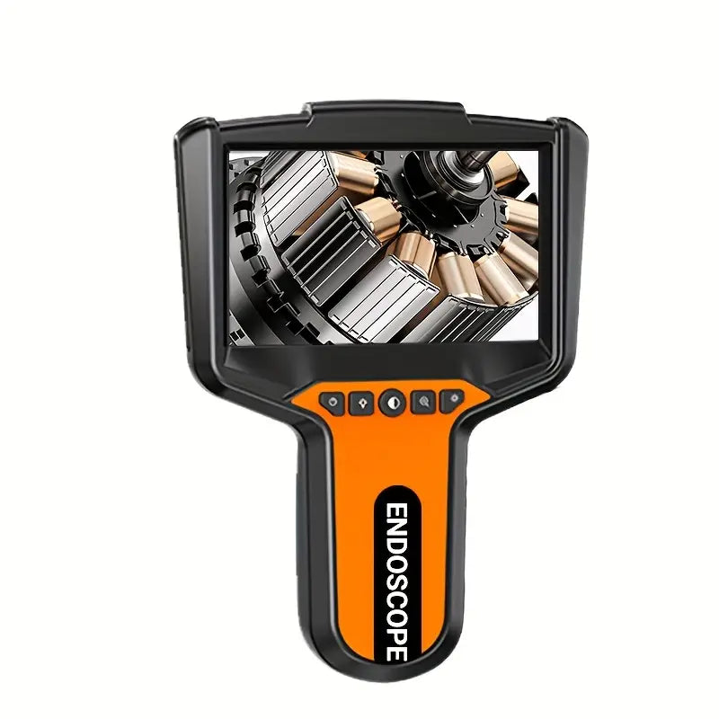 5-Inch LCD Pipe Camera Endoscope with 3 Modes (Real-Time, Backlit, Portable), Rechargeable Lithium Battery, High-Resolution Video, 12.5cm Screen, Ergonomic Design for Medical, Automotive, and Industrial Use, Medical Imaging, Portable Device