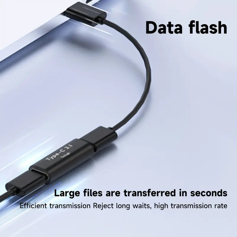 12pcs USB-C to USB 3.0 Adapters - High-Speed Data Transfer & Charging, OTG MiniUSB Power Mode, Compatible with Android & iOS Devices, No Battery Needed, Data Transfer Accessories | Modern USB Design | Compact Size