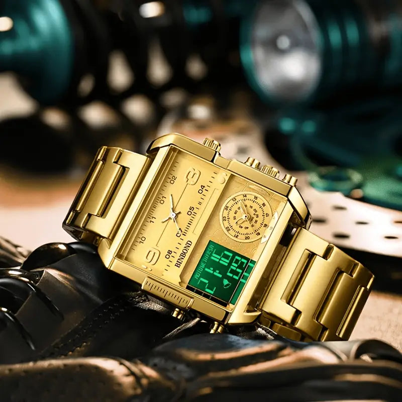 Men's Cool Large Dial Multifunctional Sports Quartz Watch