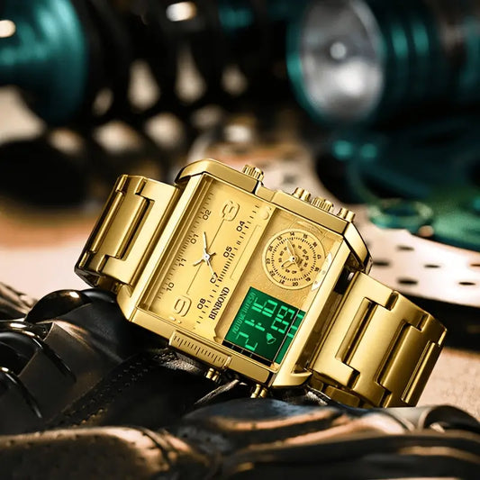 Men's Cool Large Dial Multifunctional Sports Quartz Watch