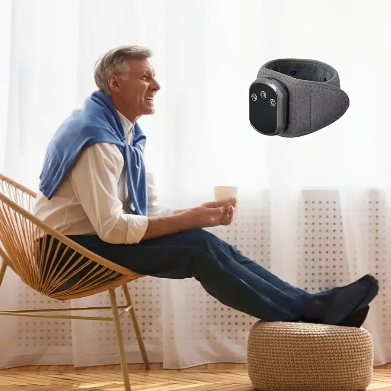 Wrist massager, vibration, hot compress, rechargeable portable, easy to use, simple operation