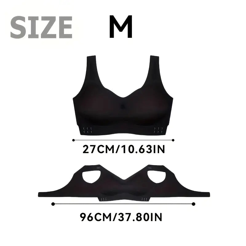 USB Rechargeable Smart Massage Hot Pad Bra, 1200mAh Lithium Battery | 5-Key Hidden Massage Cup Pad with 6 Massage Touch Points | 5 Realistic Hand Vibration Modes + 3-Speed Vibration Intensity Adjustment + Low Noise Design | 2-Level Constant Temperature