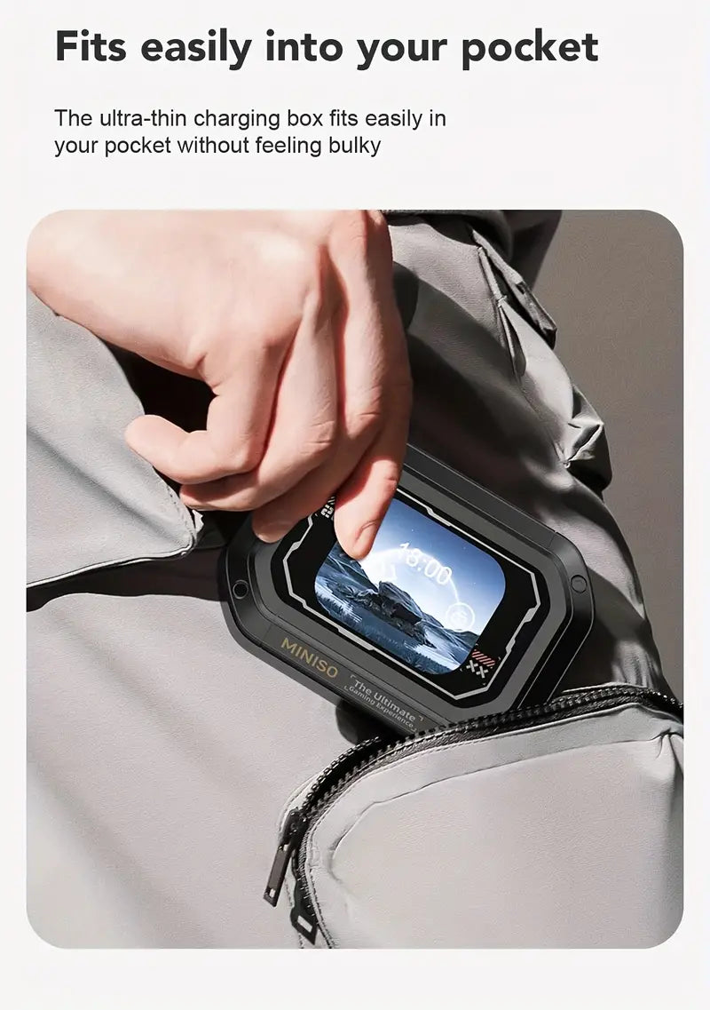 AI Translator Earbuds with 144 Language Real-Time Translation, Noise Cancelling Smart Headphones with Touch Control, Compatible for Travel,Gaming,Work,Fitness, Compatible with Smartphones (No Charger Included) Wired Earbuds For Iphone