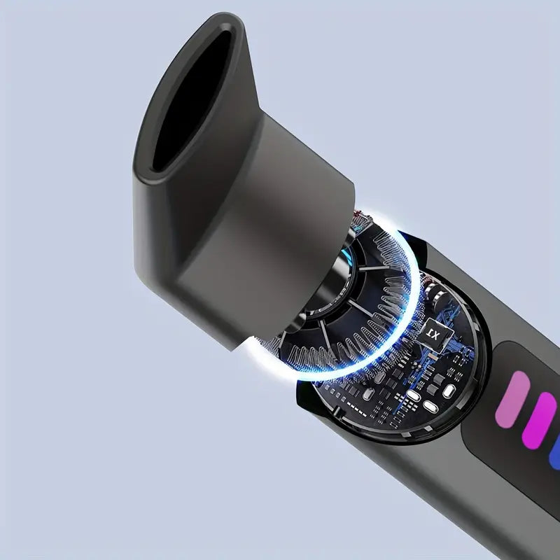 Intelligent respiratory trainer, USB rechargeable respiratory trainer with ABS shell - portable home gym system, enhances respiratory skills, reduces heart rate, improves oral breathing, including 12 better control modes