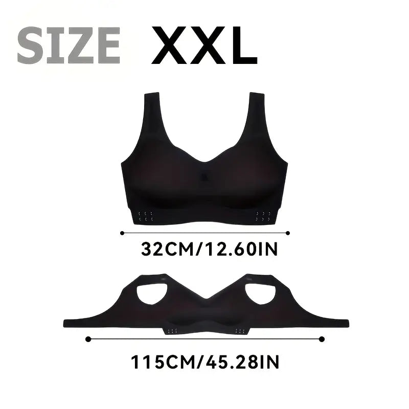 USB Rechargeable Smart Massage Hot Pad Bra, 1200mAh Lithium Battery | 5-Key Hidden Massage Cup Pad with 6 Massage Touch Points | 5 Realistic Hand Vibration Modes + 3-Speed Vibration Intensity Adjustment + Low Noise Design | 2-Level Constant Temperature