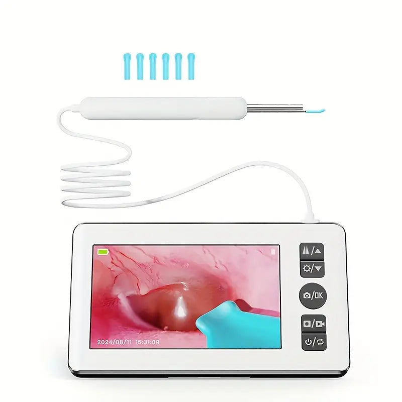 1pc Advanced Visual Ear Pick with 10.92cm IPS Screen, 1080P HD Endoscopic Camera, USB Rechargeable Lithium Polymer Battery, Portable Earwax Removal Tool with Camera and Recording Function